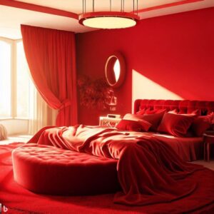 チャットレディの赤色の部屋